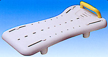 Badewannenbrett weiß mit Haltegriff 69cm x 35cm